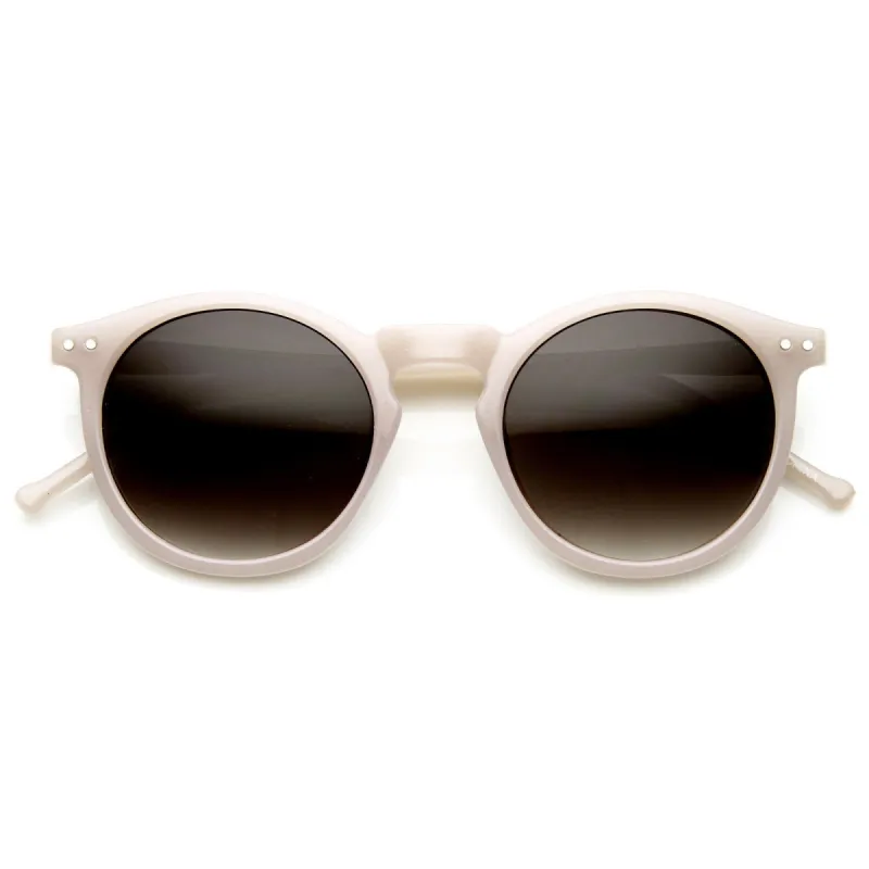 Cute Pastel Color Round P3 Key Hole Retro Womens Sunglasses 8928 sold by ZeroUV