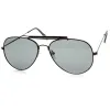 Classic Outdoorsman Style Metal Aviator Sunglasses 55mm 8837 sold by ZeroUV