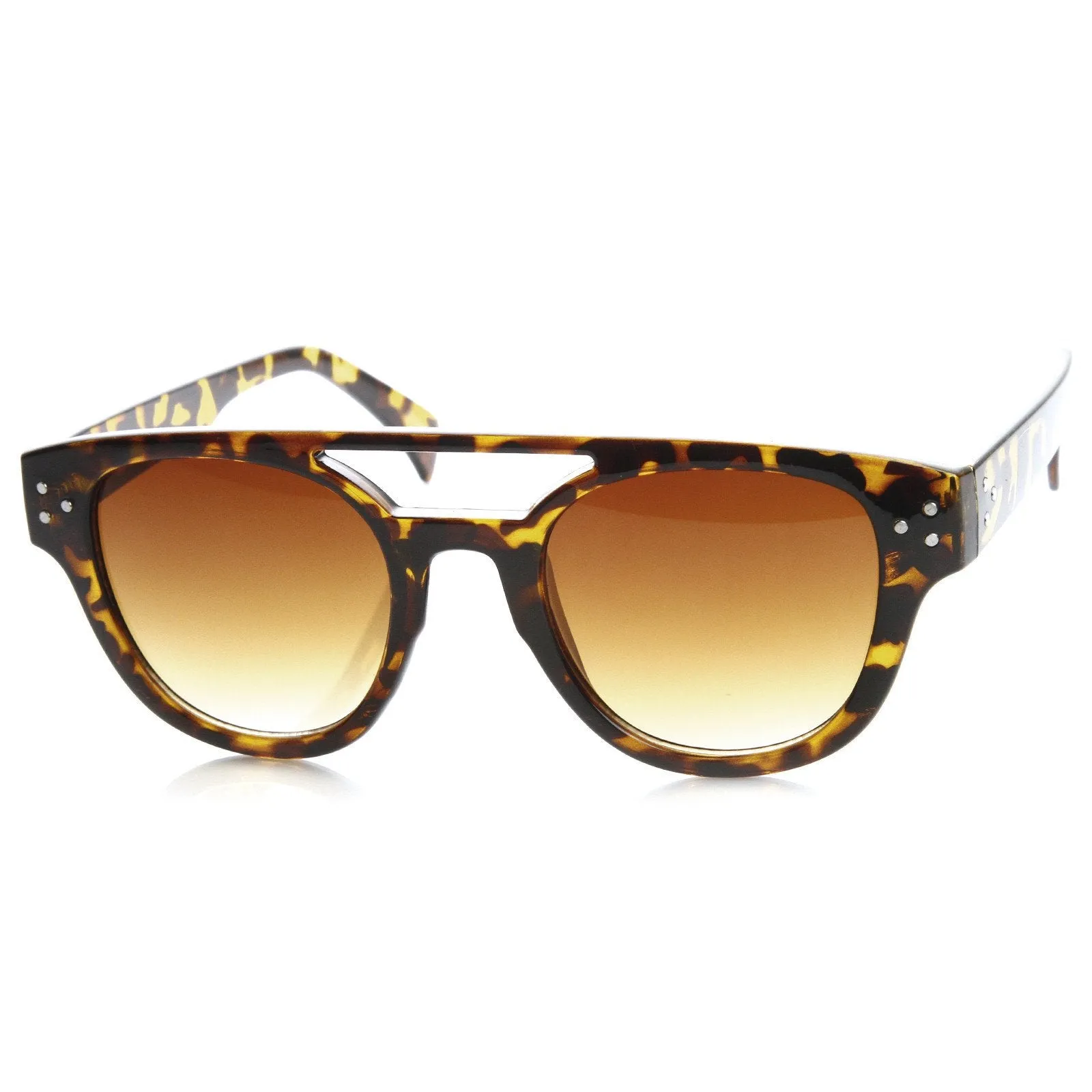 Retro European Fashion Cross Bar Aviator Sunglasses 8947 sold by ZeroUV product image thumbnail 2