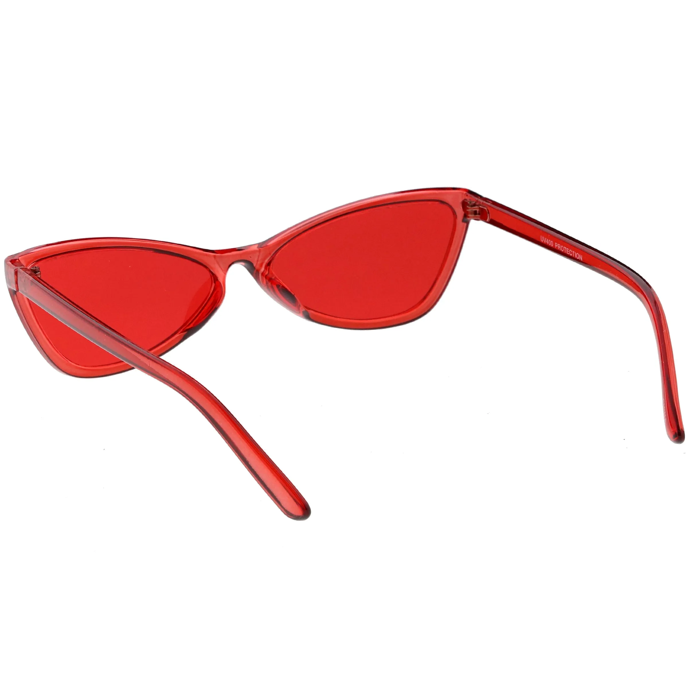 Retro Small Triangle Transparent Color Tone Lens Cat Eye Sunglasses C727 sold by ZeroUV product image thumbnail 4