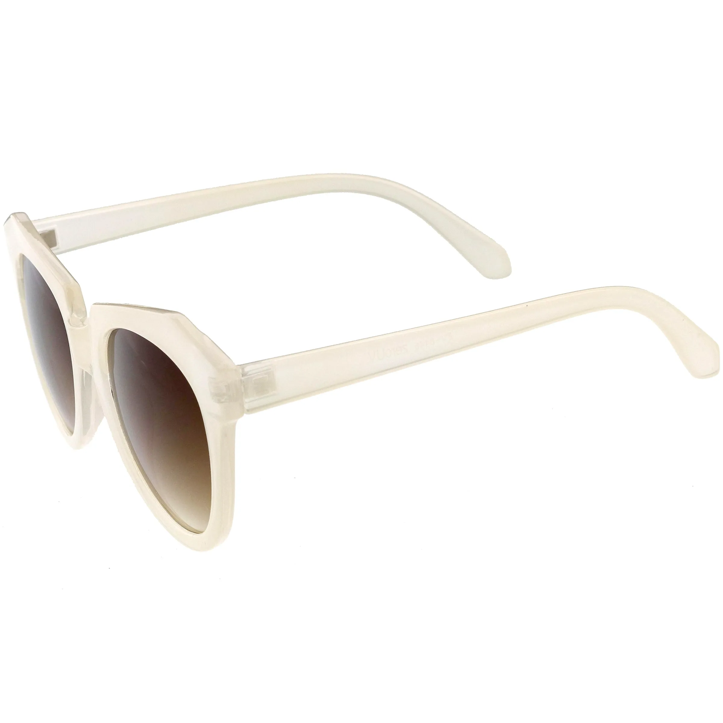 Women's Oversize Geometric Round Cat Eye Sunglasses C938 sold by ZeroUV product image thumbnail 3