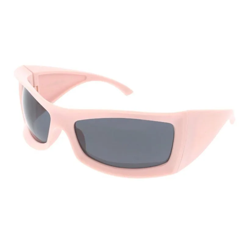 Large Wrap Around Futuristic Goggle Sunglasses D320 sold by ZeroUV product image thumbnail 4