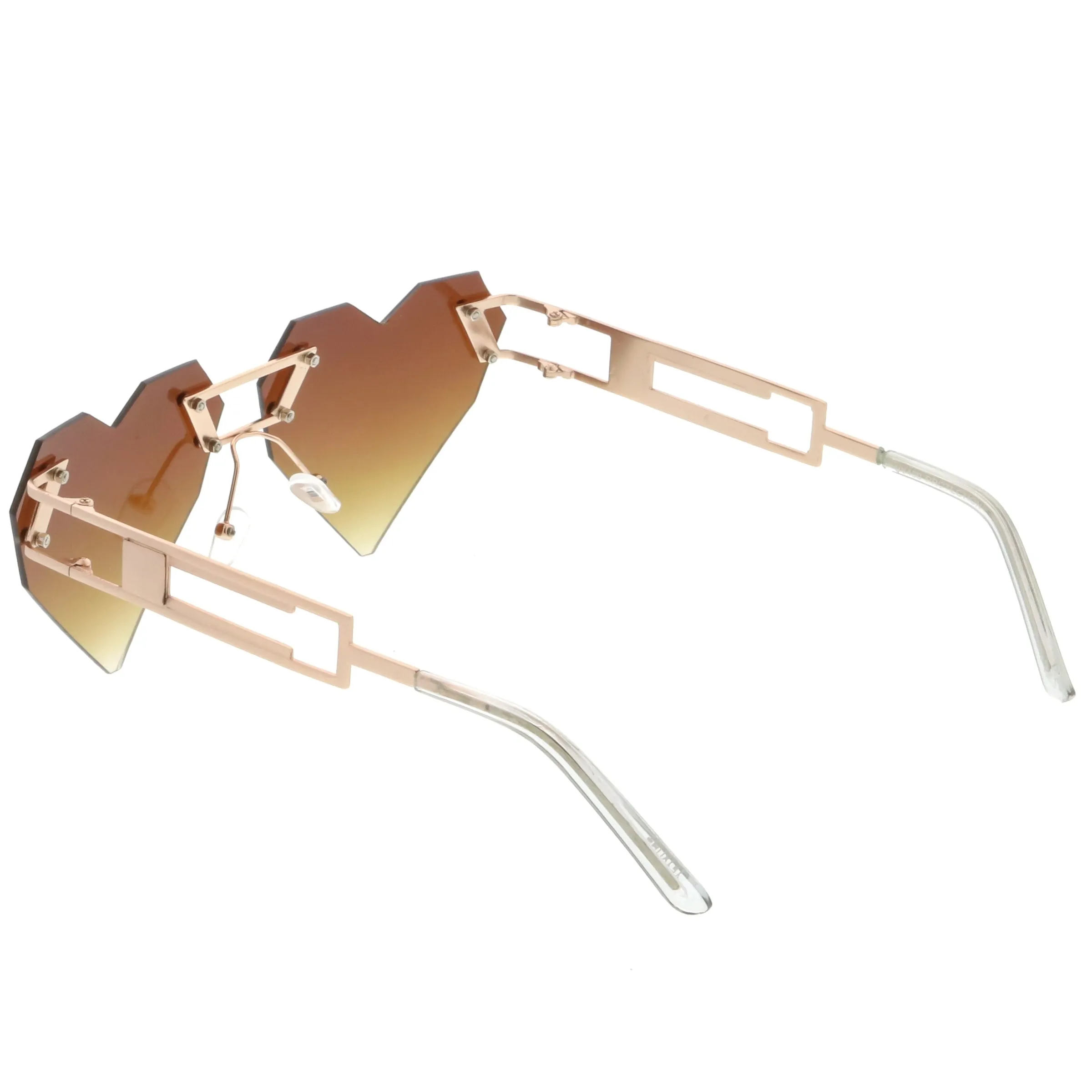 Novelty Laser Cut 8 Bit Heart Shape Sunglasses C439 sold by ZeroUV product image thumbnail 4