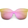 Oversize Modern Women's Shield Mono Lens Cat Eye Sunglasses C967 sold by ZeroUV