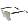 Oversize Modern Women's Shield Mono Lens Cat Eye Sunglasses C967 sold by ZeroUV