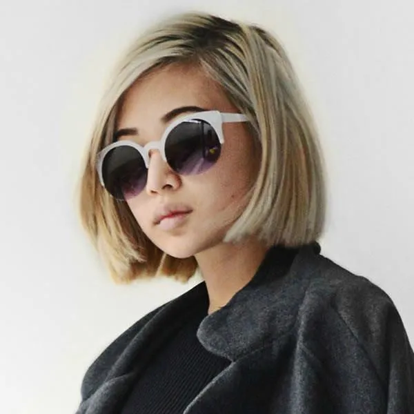 Retro Trendy Round Circle Cat Eye Semi Rimless Sunglasses 9108 sold by ZeroUV product image thumbnail 3