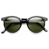 Dapper Vintage Inspired P3 Keyhole Round Horned Rim Sunglasses 8992 sold by ZeroUV