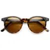 Dapper Vintage Inspired P3 Keyhole Round Horned Rim Sunglasses 8992 sold by ZeroUV