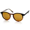 Dapper Vintage Inspired P3 Keyhole Round Horned Rim Sunglasses 8992 sold by ZeroUV