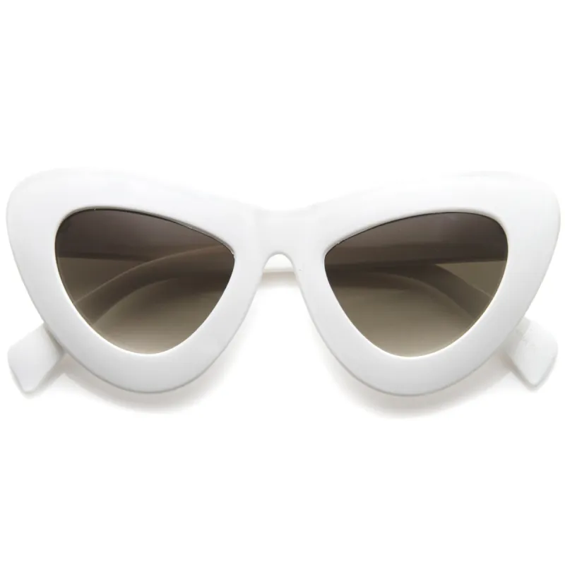 Women's Retro Bold Chunky Cat Eye Sunglasses A098 sold by ZeroUV