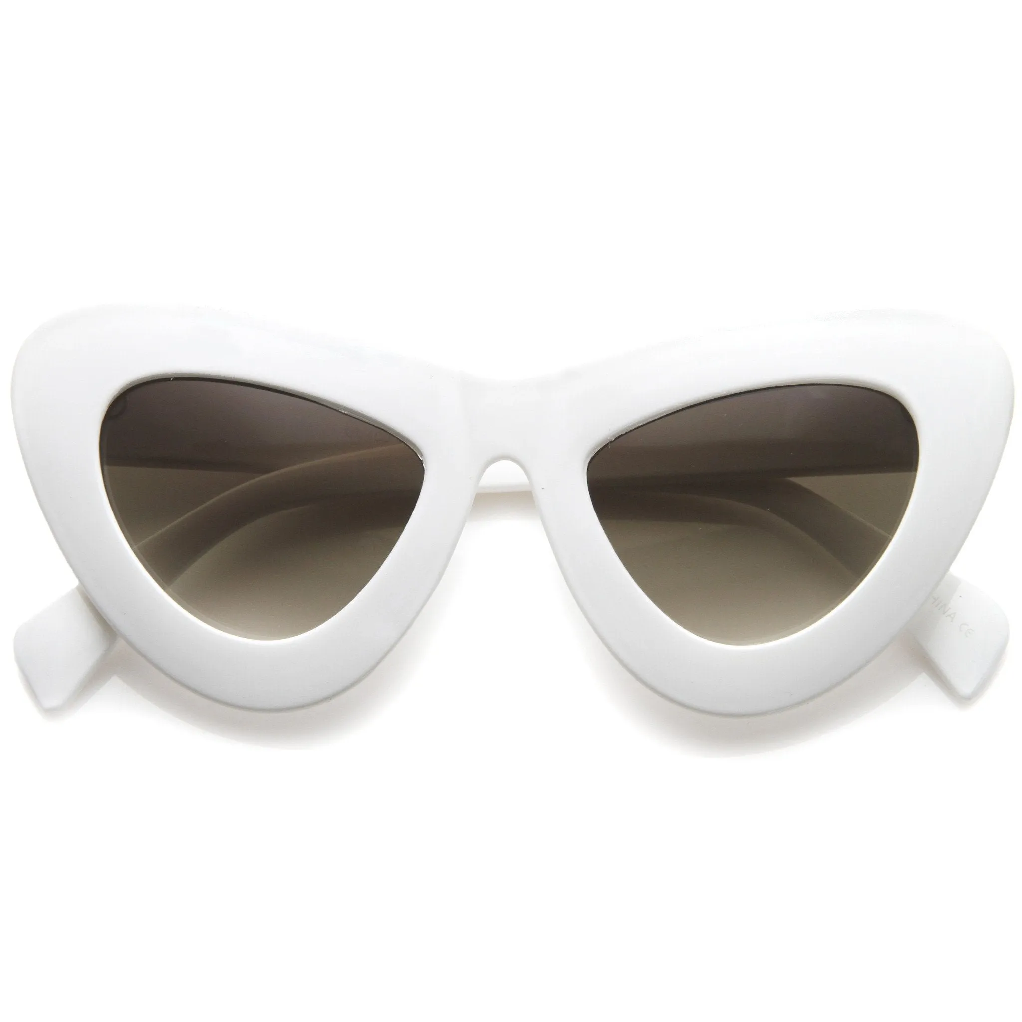 Women's Retro Bold Chunky Cat Eye Sunglasses A098 sold by ZeroUV