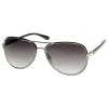 Premium Optical Quality Nouveau Metal Laser Crafted Aviator Sunglasses 8365 sold by ZeroUV