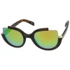 Women's Semi Rimless Cat Eye Mirrored Lens Sunglasses A802 sold by ZeroUV