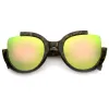 Women's Semi Rimless Cat Eye Mirrored Lens Sunglasses A802 sold by ZeroUV
