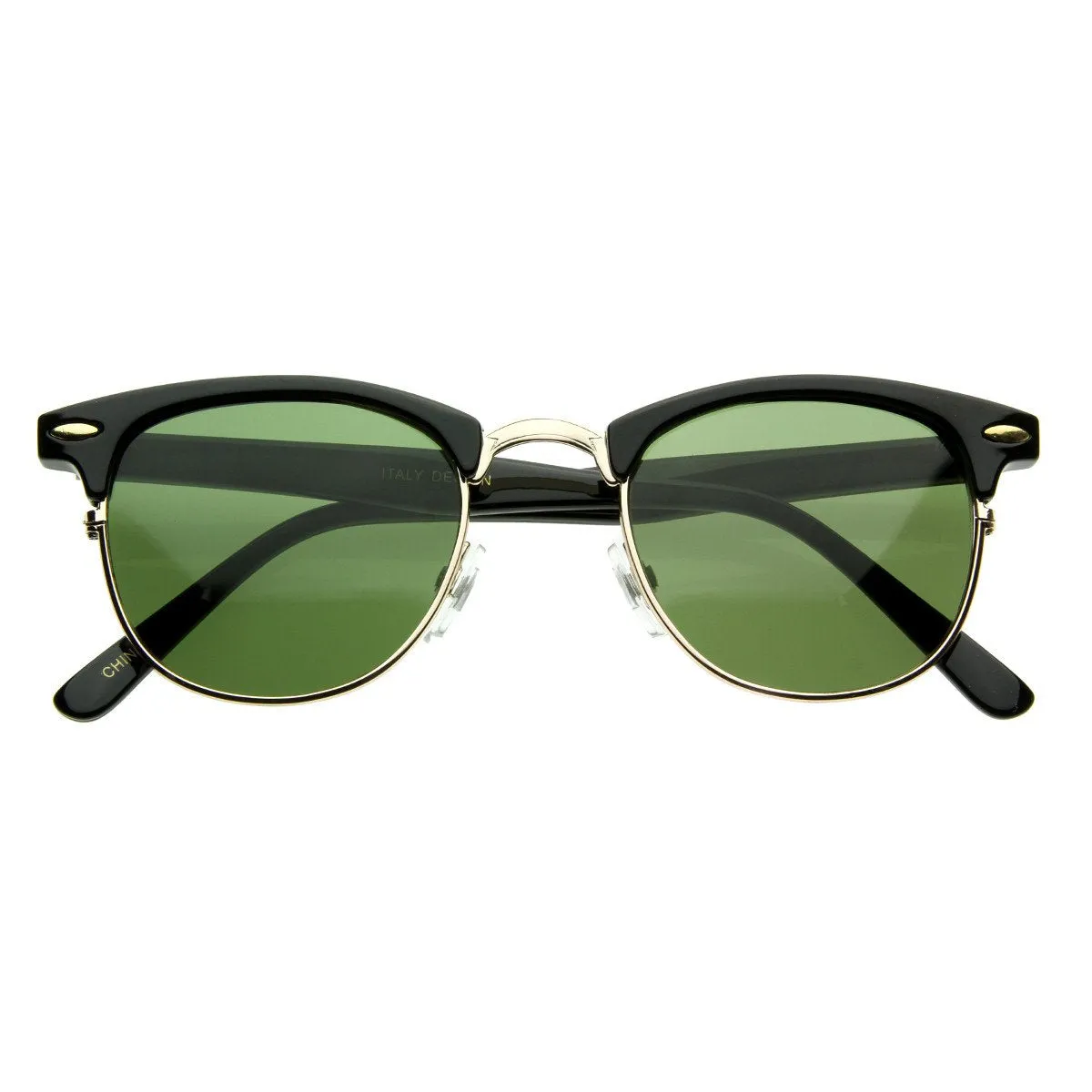 Vintage Half Frame Classic Optical RX Sunglasses sold by ZeroUV