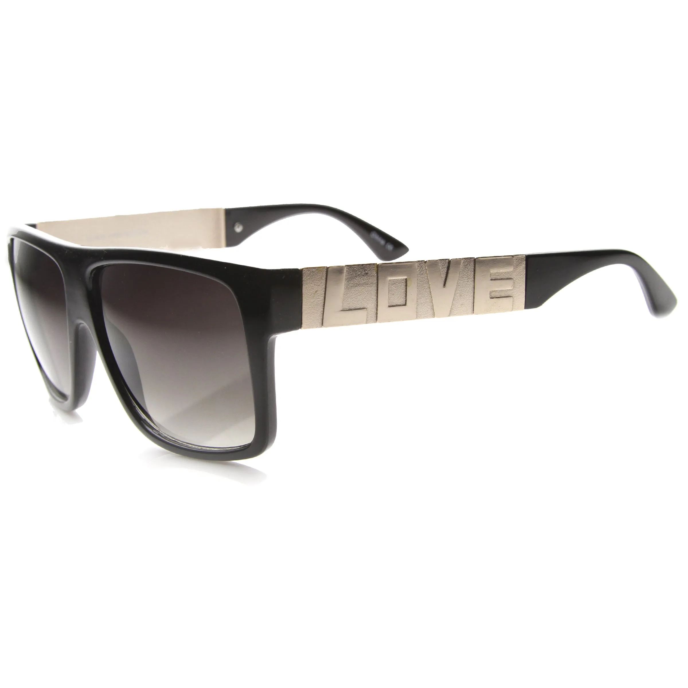 Love Hate Arm Detail Gradient Lens Square Sunglasses 9850 sold by ZeroUV product image thumbnail 3