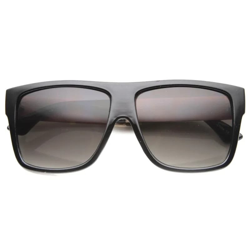 Love Hate Arm Detail Gradient Lens Square Sunglasses 9850 sold by ZeroUV