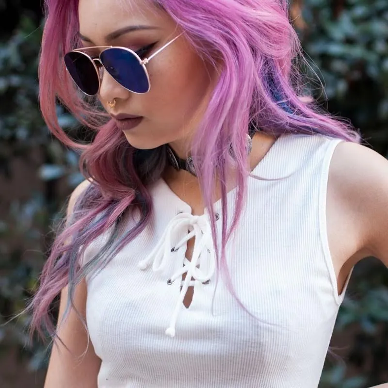 Modern Flat Lens Wire Metal Aviator Sunglasses sold by ZeroUV product image thumbnail 2