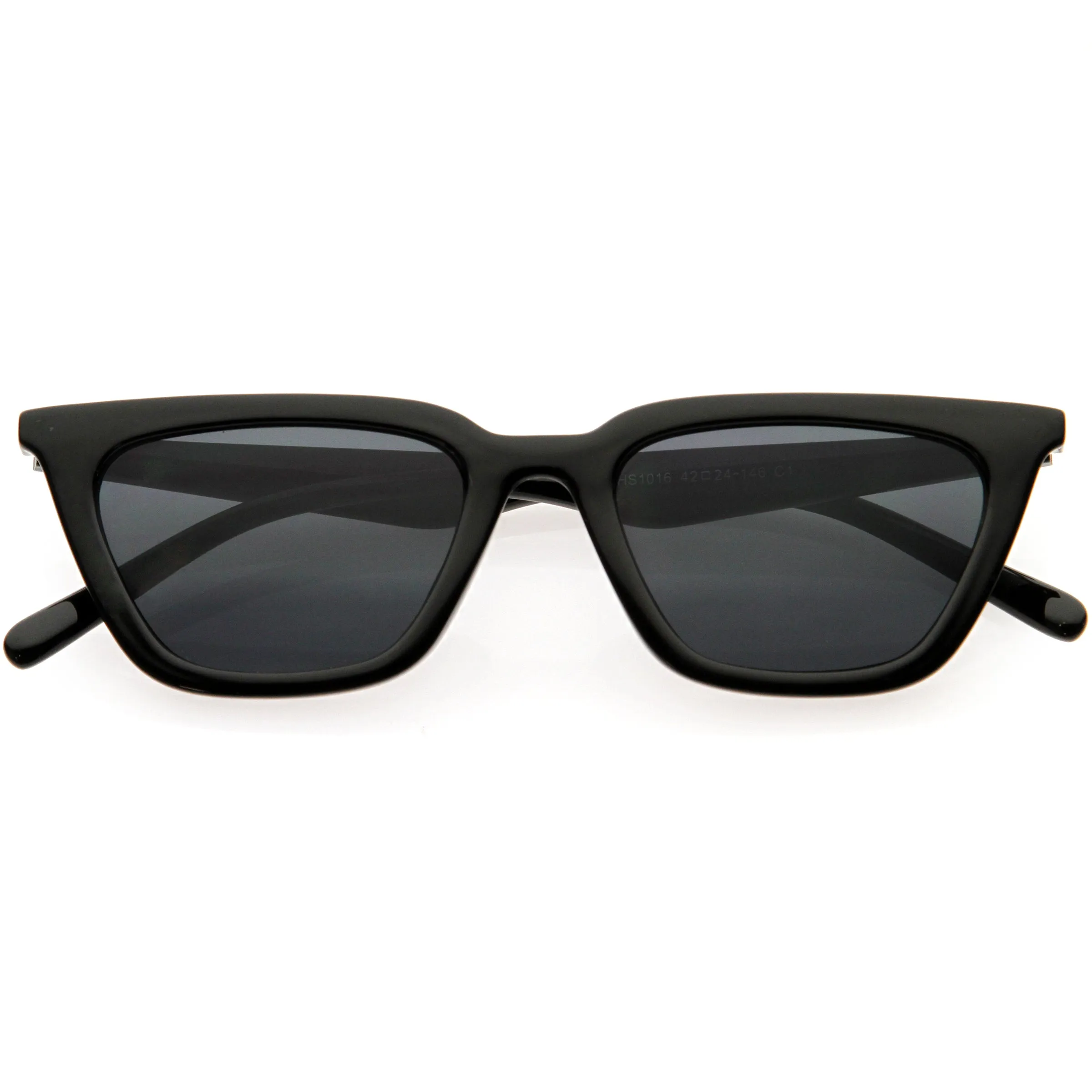 Neutral Modern Horn Rimmed Contemporary Cat Eye Sunglasses D261 sold by ZeroUV