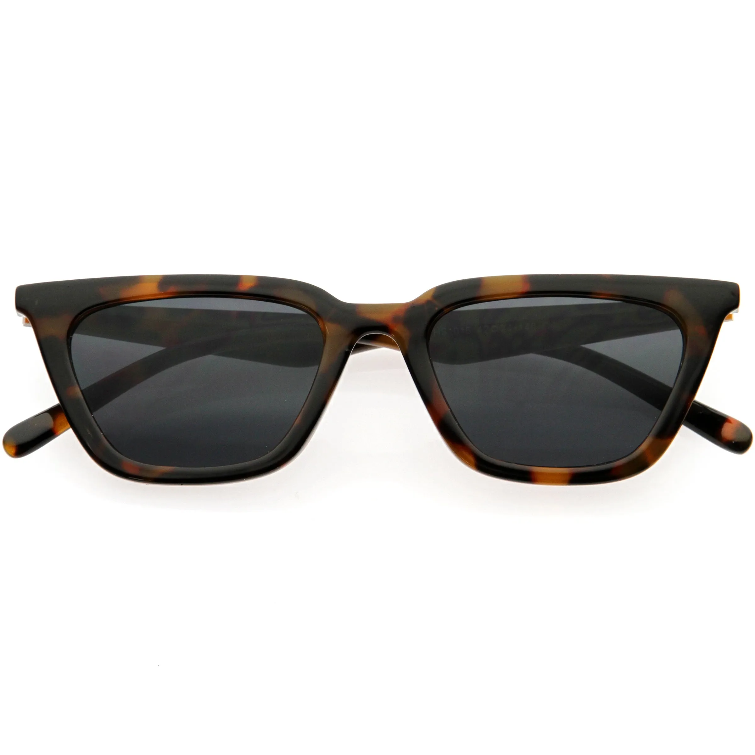Neutral Modern Horn Rimmed Contemporary Cat Eye Sunglasses D261 sold by ZeroUV product image thumbnail 4