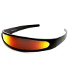 Retro Futuristic 1980's Disco Wrap Around Space Sunglasses 8964 sold by ZeroUV