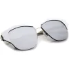 Women's Oversize Half Frame Mirrored Lens Cat Eye Sunglasses A443 sold by ZeroUV