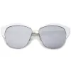 Women's Oversize Half Frame Mirrored Lens Cat Eye Sunglasses A443 sold by ZeroUV