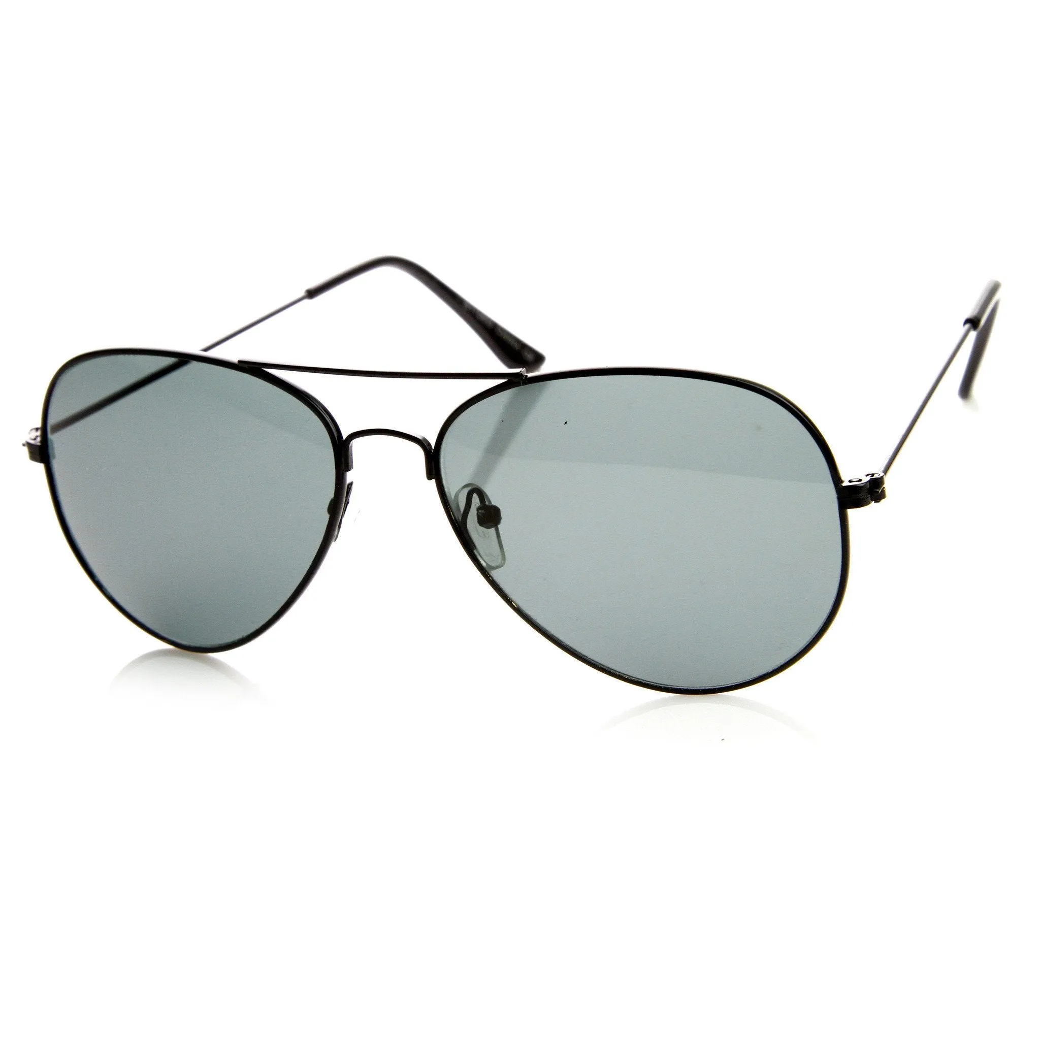 Standard Classic Tear Drop Military Metal Aviator Sunglasses 56mm 8841 sold by ZeroUV product image thumbnail 5