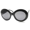 Retro 1950's Women's Oval Bold Round Sunglasses 9992 sold by ZeroUV