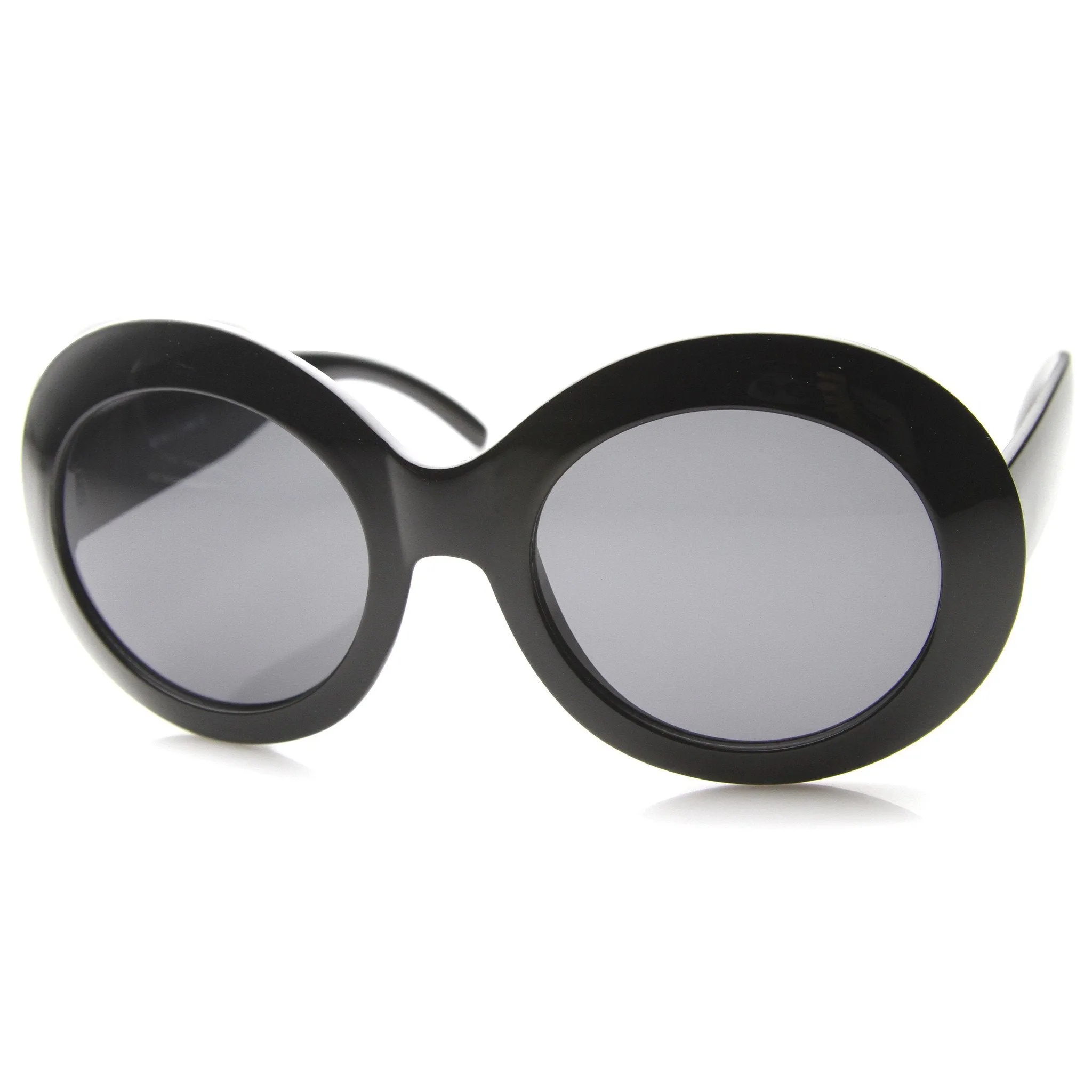 Retro 1950's Women's Oval Bold Round Sunglasses 9992 sold by ZeroUV product image thumbnail 2