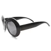 Retro 1950's Women's Oval Bold Round Sunglasses 9992 sold by ZeroUV