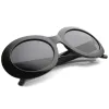 Retro 1950's Women's Oval Bold Round Sunglasses 9992 sold by ZeroUV