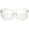 Women's Retro Oversize Bold Cat Eye Clear Lens Glasses A927 sold by ZeroUV