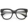 Women's Retro Oversize Bold Cat Eye Clear Lens Glasses A927 sold by ZeroUV