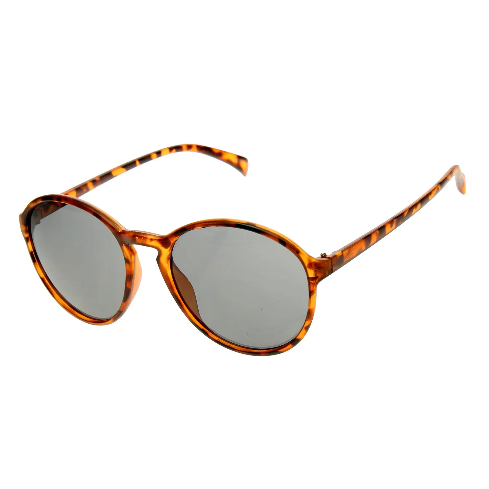 Retro Fashion P3 Matte Finish Keyhole Round Aviator Sunglasses 9178 sold by ZeroUV product image thumbnail 2