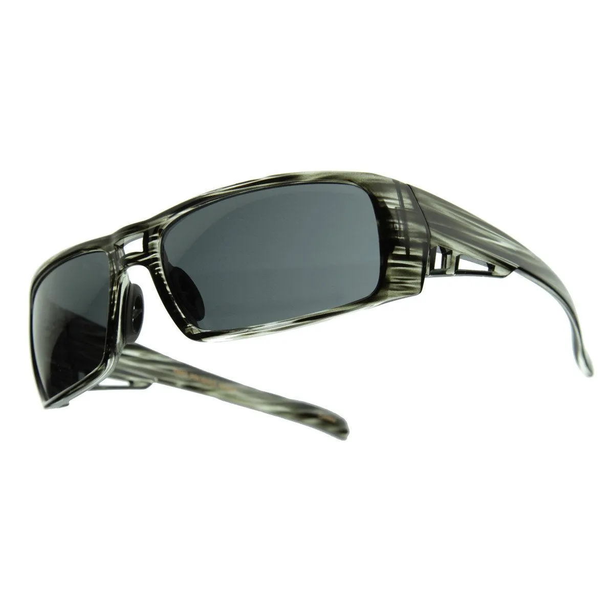 Mens Action Sports Wrap Around Aviator Sunglasses 8262 sold by ZeroUV product image thumbnail 4