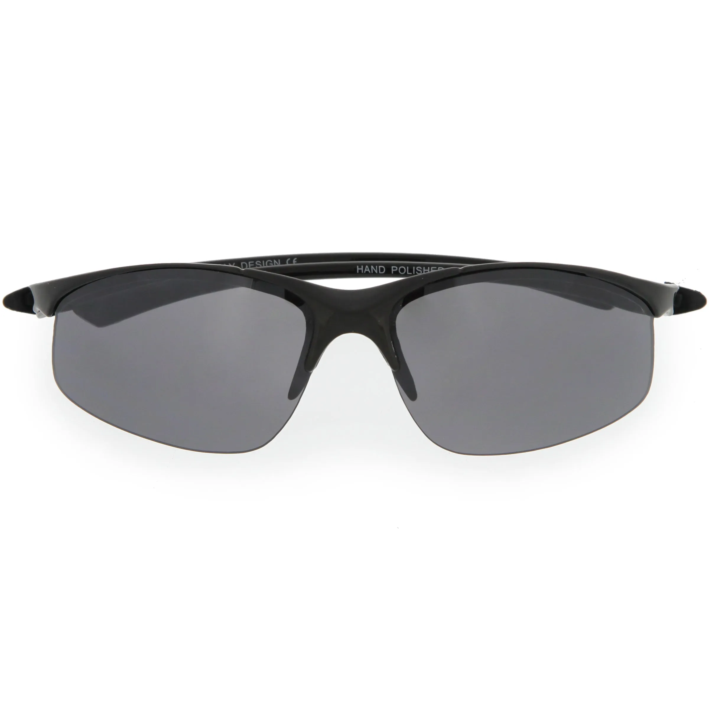 Men's Lightweight Half Frame Active Sports Wrap Around Sunglasses C788 sold by ZeroUV product image thumbnail 2