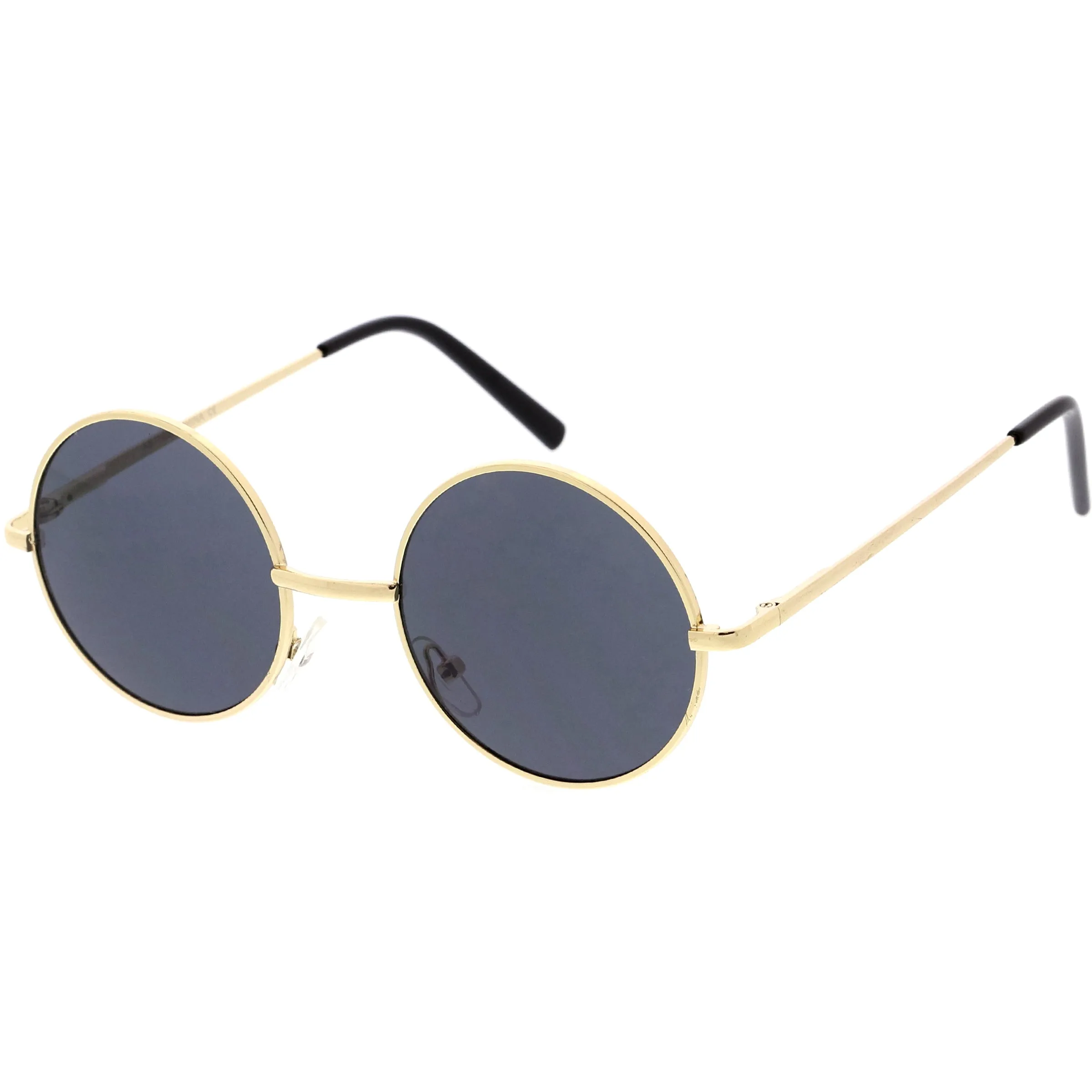 Vintage Inspired Small Round Thin Metal Frame Retro Lennon Sunglasses C919 sold by ZeroUV product image thumbnail 3