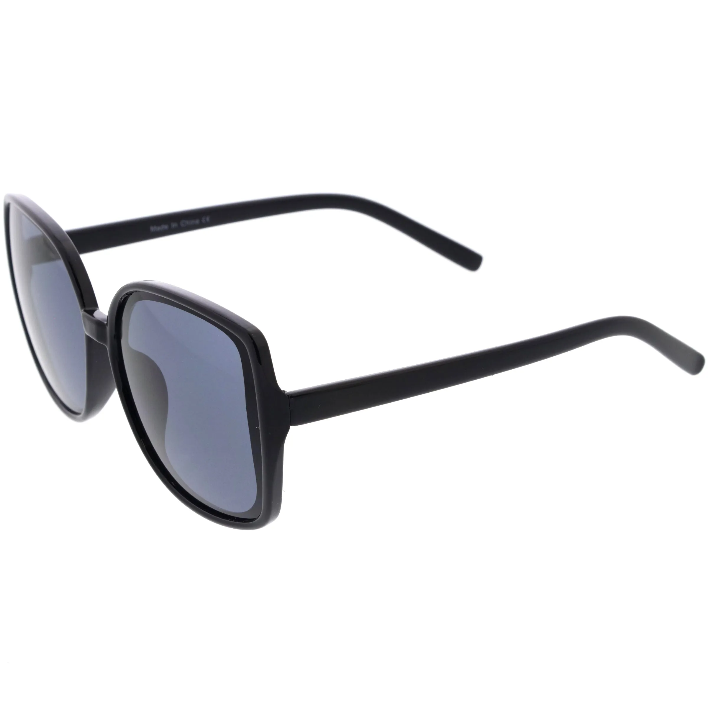 Classy Oversized Neutral Colored Square Sunglasses D259 sold by ZeroUV product image thumbnail 3