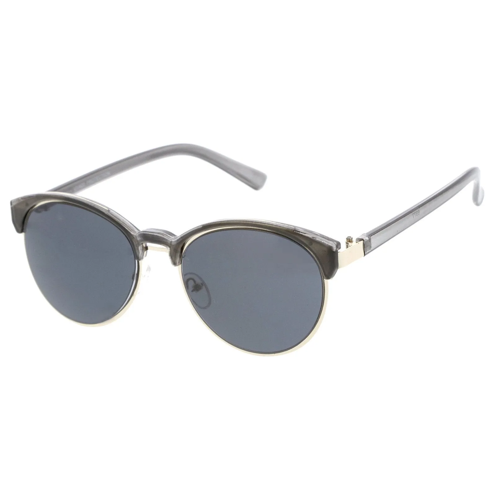 Women's Retro Oval Half Frame Cat Eye Sunglasses A792 sold by ZeroUV product image thumbnail 4