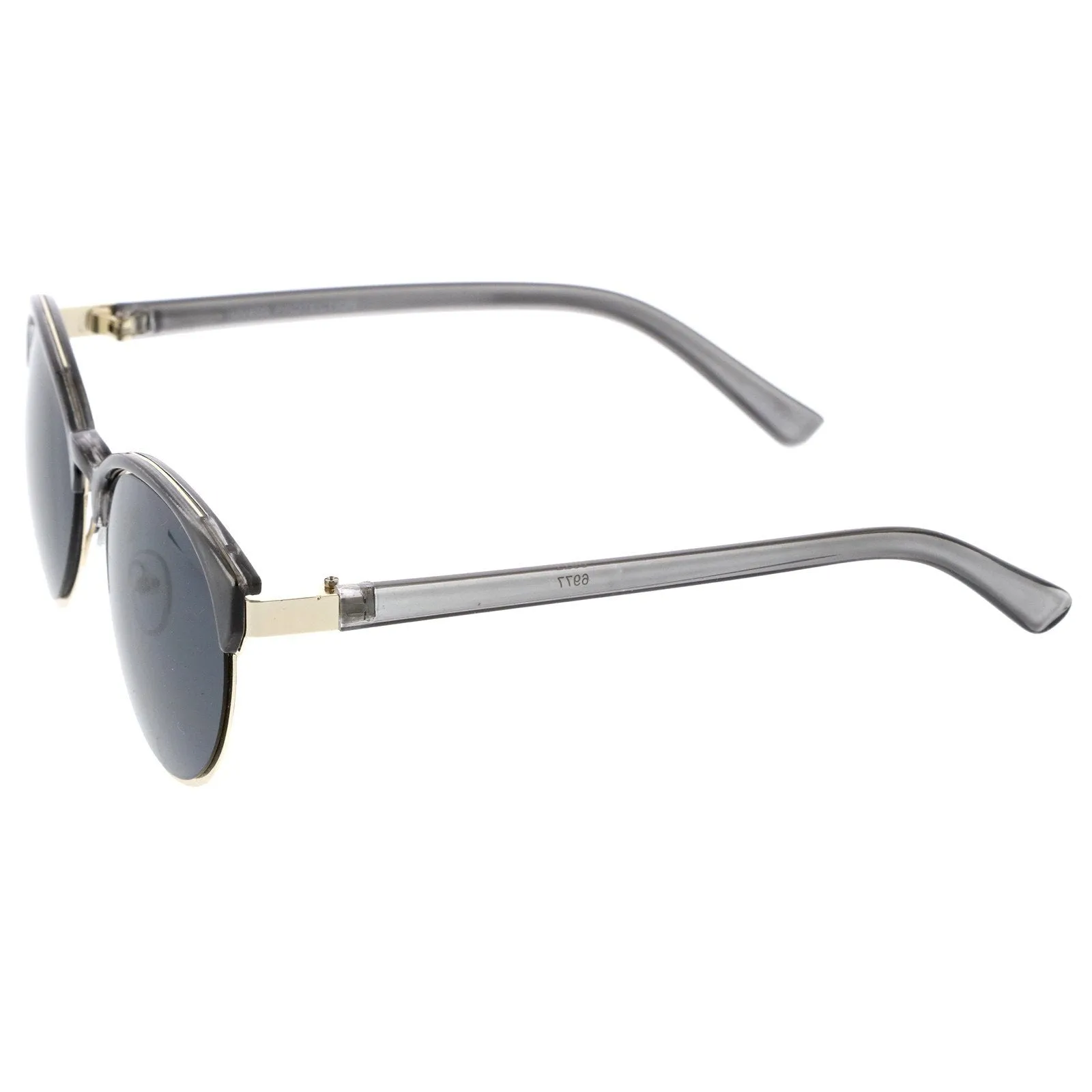 Women's Retro Oval Half Frame Cat Eye Sunglasses A792 sold by ZeroUV product image thumbnail 5