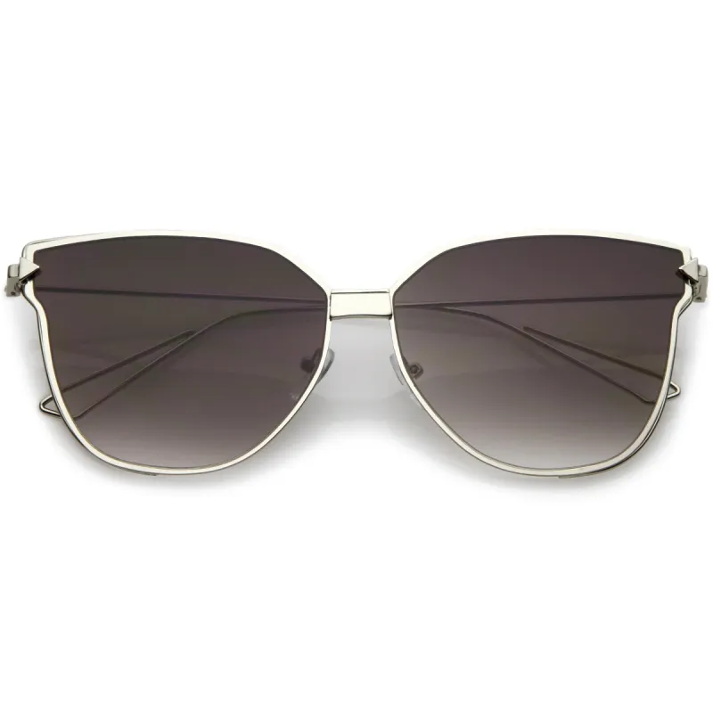 Women's Fine Detailed Flat Lens Horned Rm Sunglasses A909 sold by ZeroUV