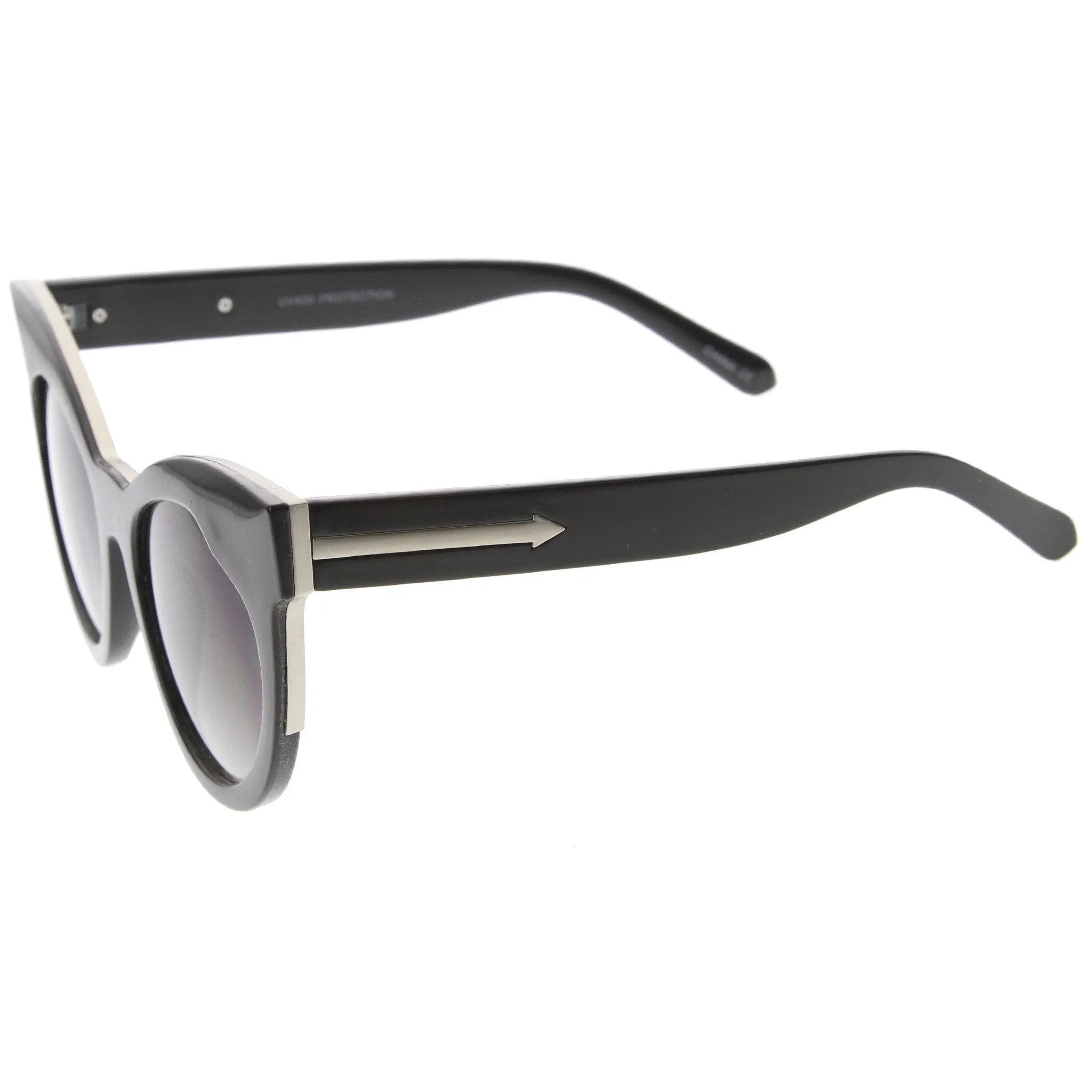 Oversize Modern Bold Flat Lens Cat Eye Sunglasses A167 sold by ZeroUV product image thumbnail 3