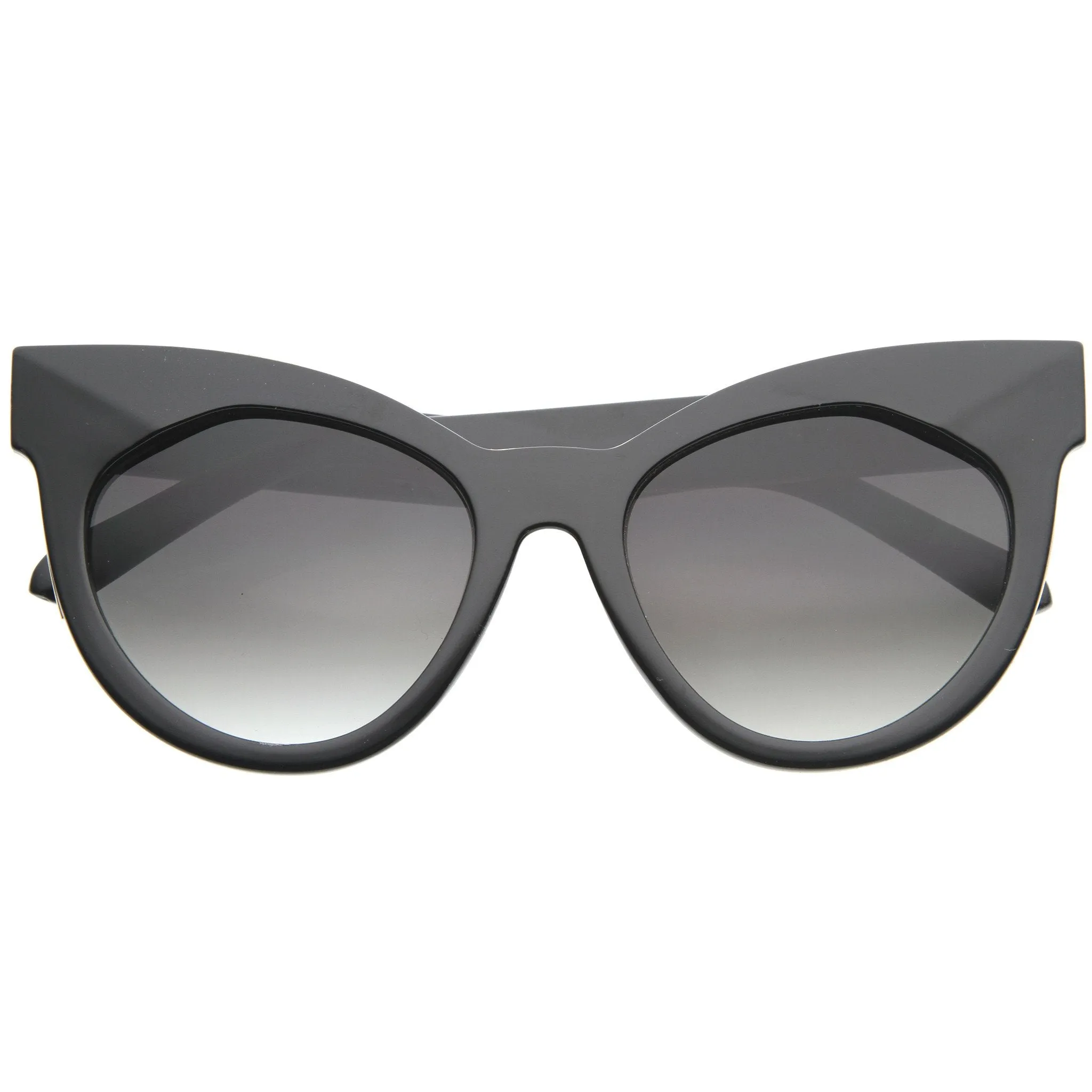 Oversize Modern Bold Flat Lens Cat Eye Sunglasses A167 sold by ZeroUV