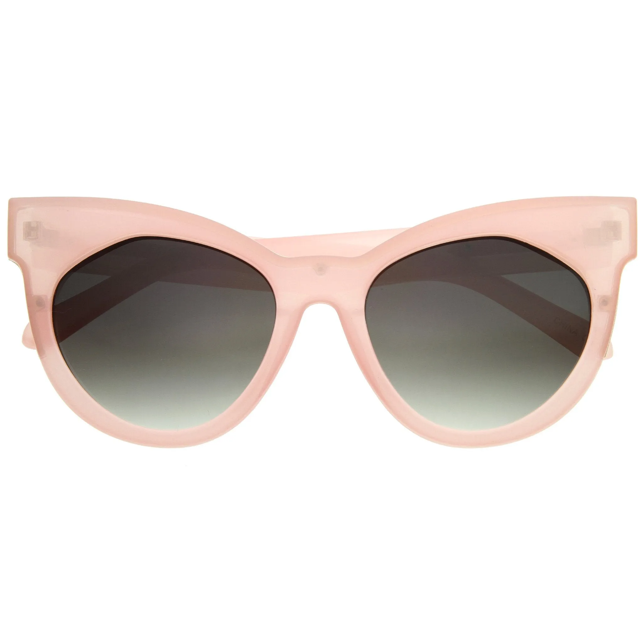 Oversize Modern Bold Flat Lens Cat Eye Sunglasses A167 sold by ZeroUV product image thumbnail 5