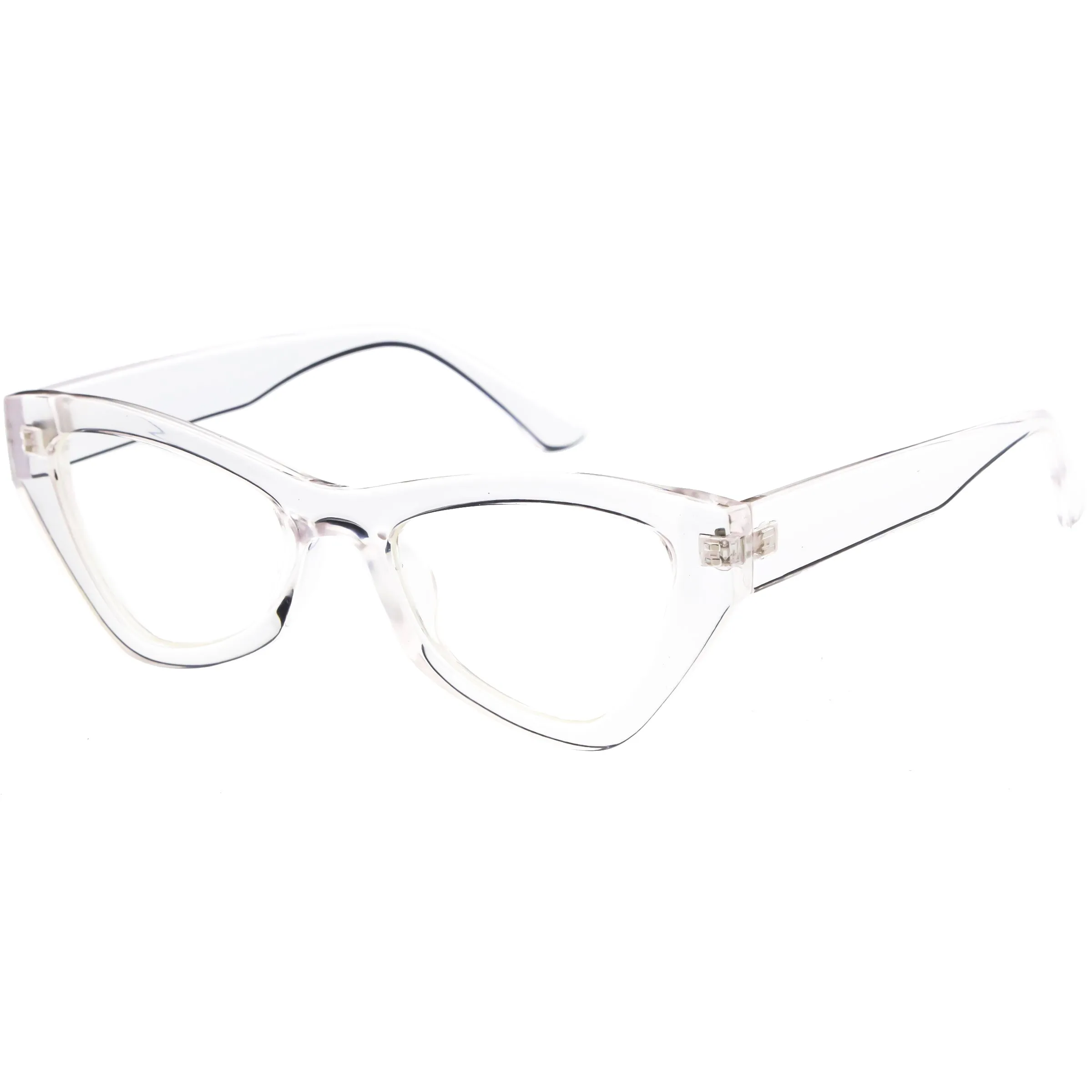 Vintage Rimmed Cat Eye Blue Light Blocking Glasses D218 sold by ZeroUV product image thumbnail 4