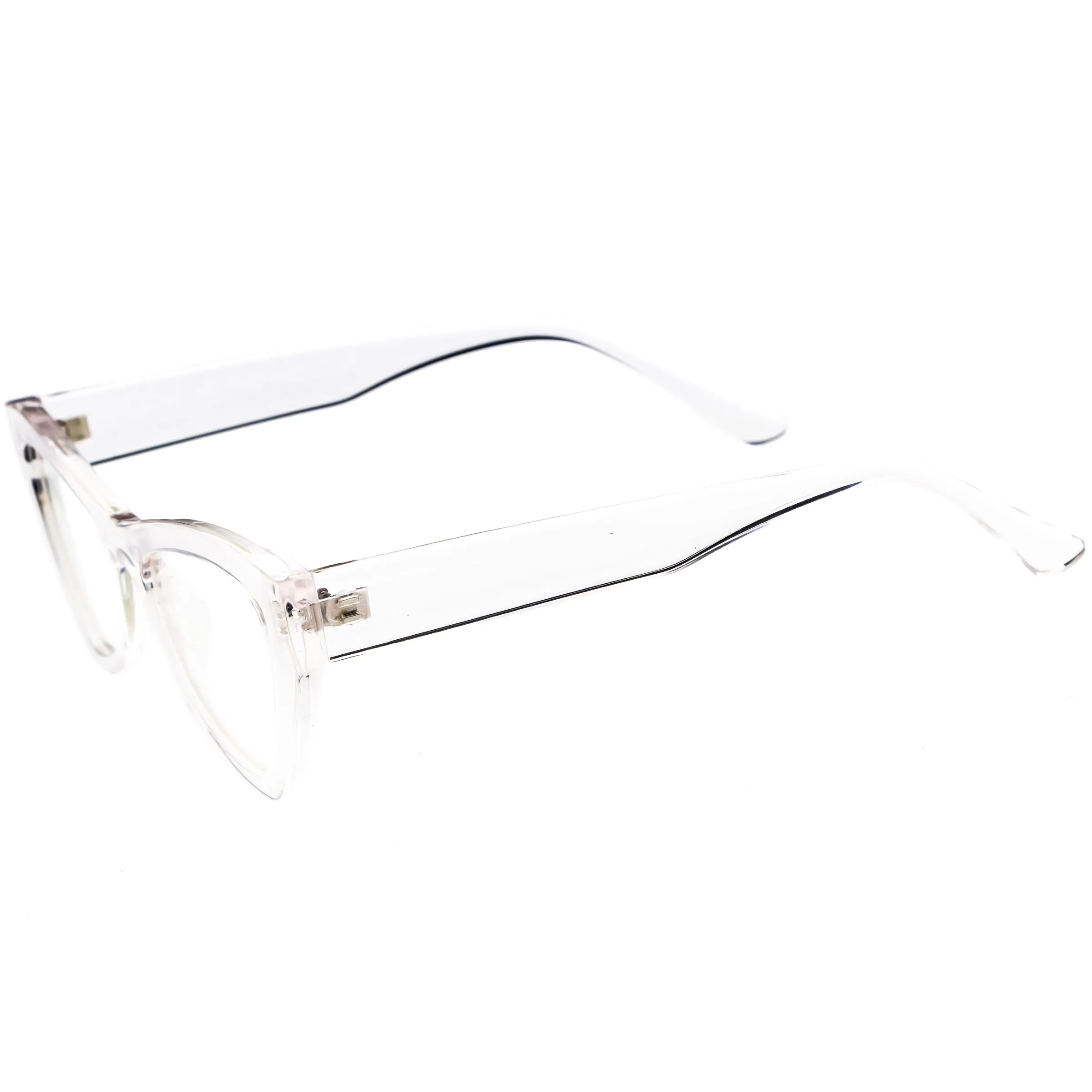Vintage Rimmed Cat Eye Blue Light Blocking Glasses D218 sold by ZeroUV product image thumbnail 5