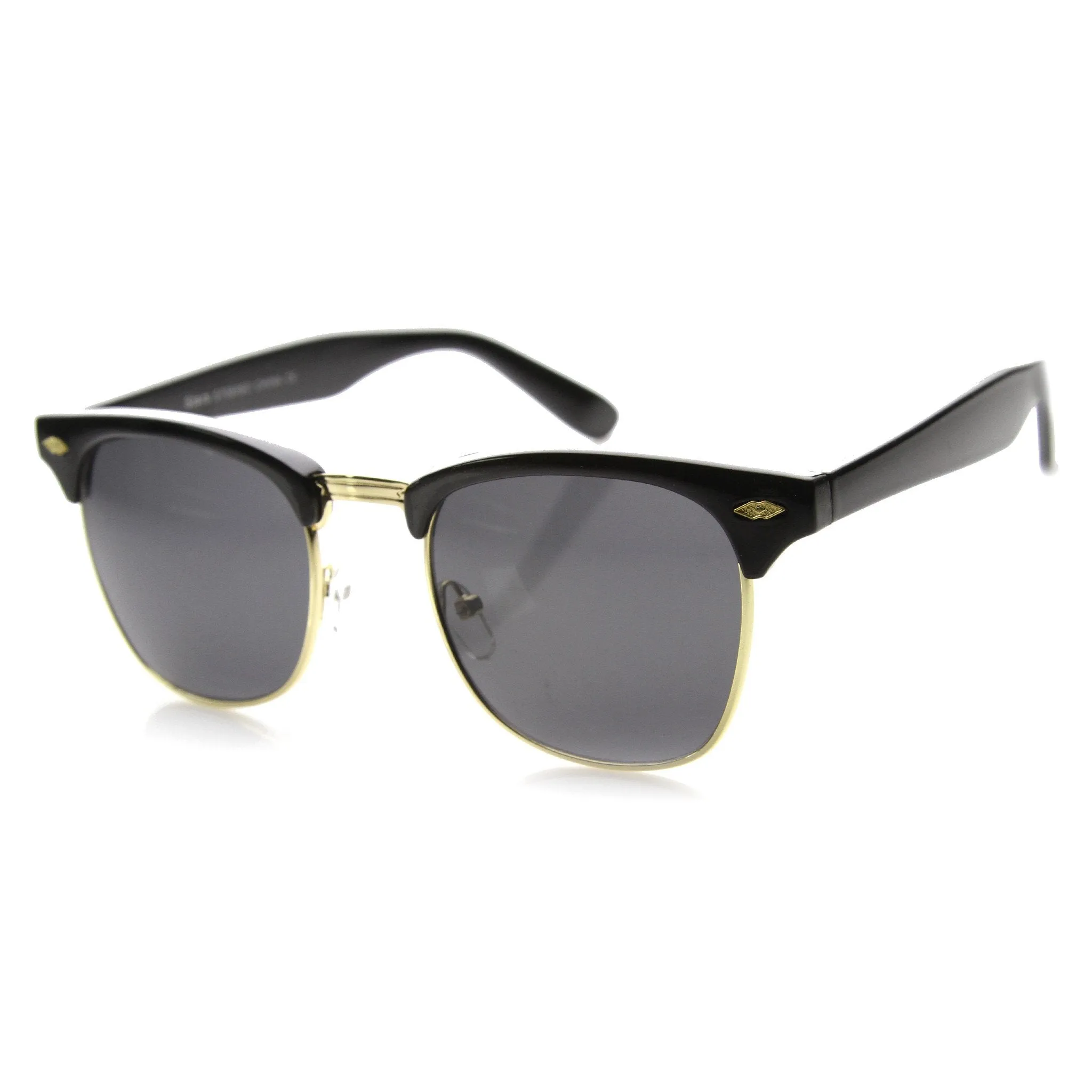 Vintage Dapper Half Frame Horned Rim Sunglasses 9847 sold by ZeroUV product image thumbnail 5