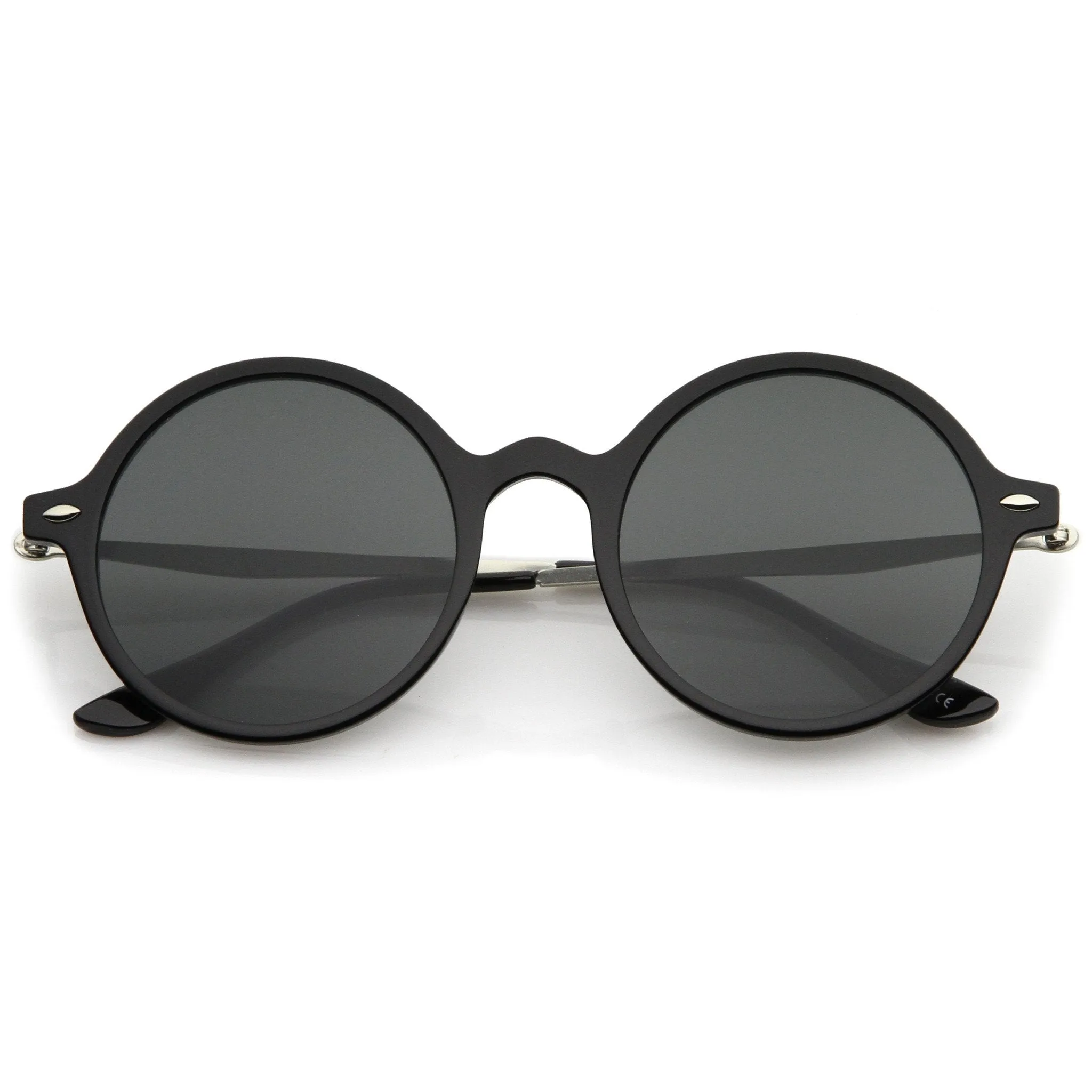 Vintage Dapper Round Flat Lens Sunglasses A745 sold by ZeroUV