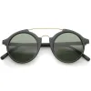 Retro Hipster Dapper Round Sunglasses A193 sold by ZeroUV